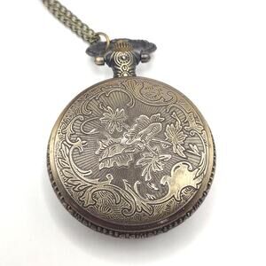 One Piece Pocket Watch Gold Luffy Amine Manga Pirates Cosplay Birthday Gift NEW!